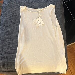 Elegant White Sleeveless Top